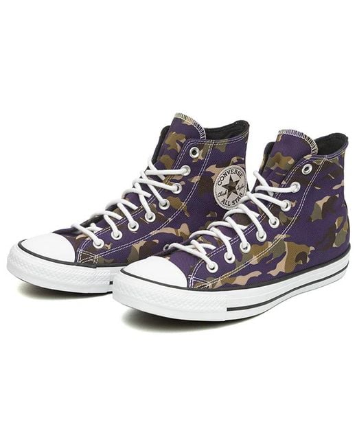 Converse Blue Chuck Taylor All Star Allover Camo High Top for men