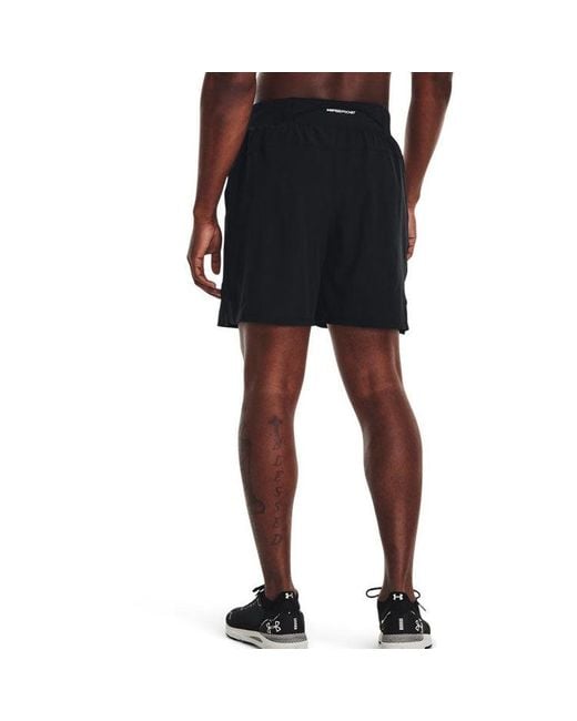 Under Armour Blue Launch Elite 7 Inch Shorts for men