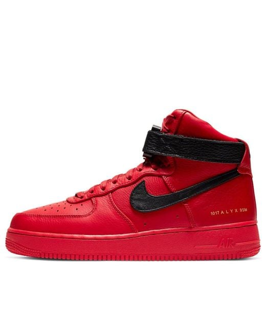 Nike Red X 1017 Alyx 9Sm Air Force 1 High 'University'