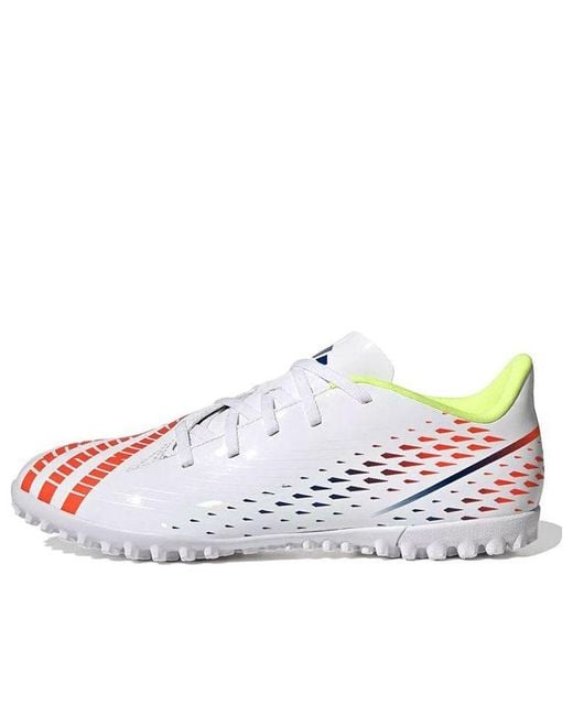 Adidas White Predator Edge.4 Tf for men