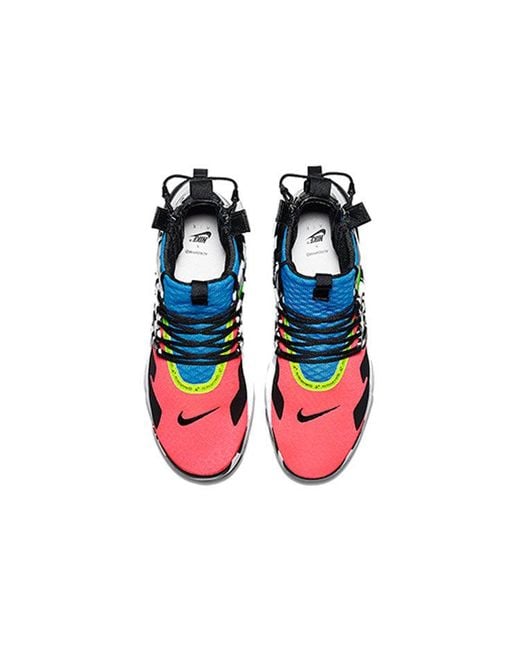 Nike Blue X Acronym Air Presto Mid "Racer" Sneakers for men