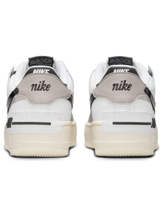 Nike White (Wmns) Air Force 1 Shadow Off Noir'