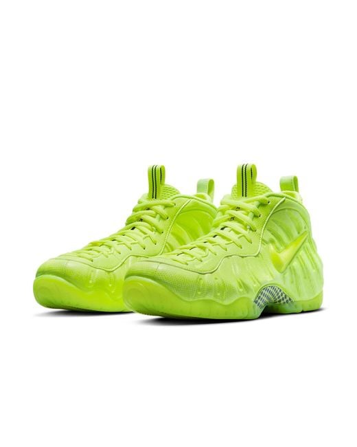 Nike Green Air Foamposite Pro 'volt' 2014 for men