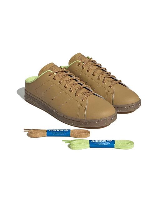 Adidas Brown Stan Smith Mule 'Plant And Grow' for men