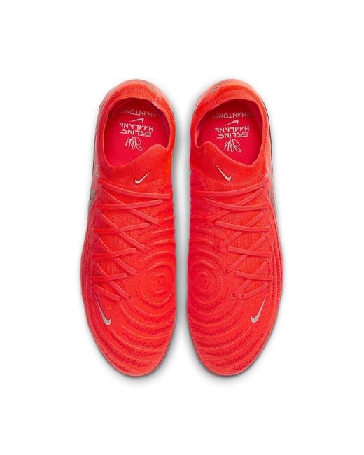 Nike Red Phantom Gx 2 Elite "Erling Haaland Force9" Fg Low-Top Soccer Cleats for men