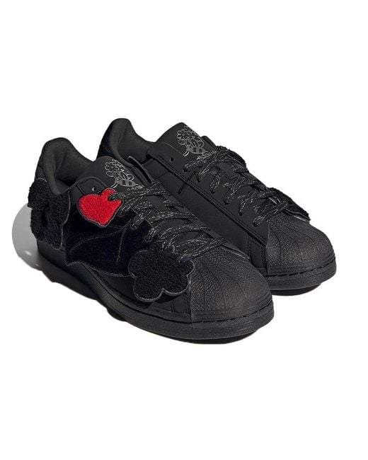 Adidas Blue Melting Sadness X Superstar Floral Patches' for men