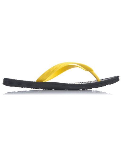 Li-ning Yellow Disney Crossover Ln Floper Colorblock Casual Flip-Flops for men