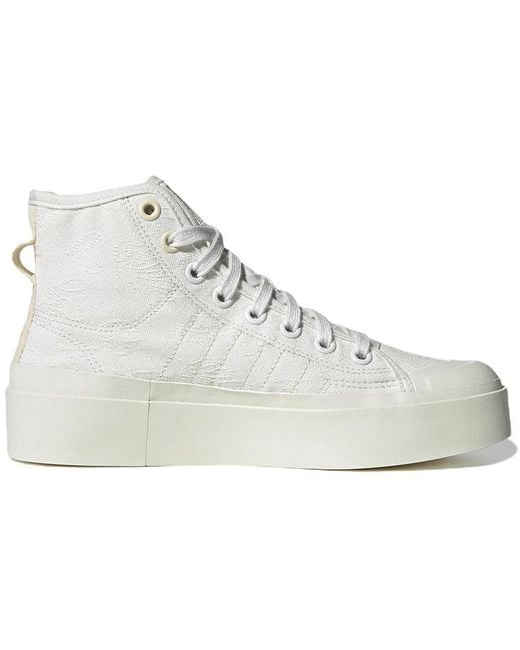 Adidas White (Wmns) Nizza Bonega Mid 'Cream'