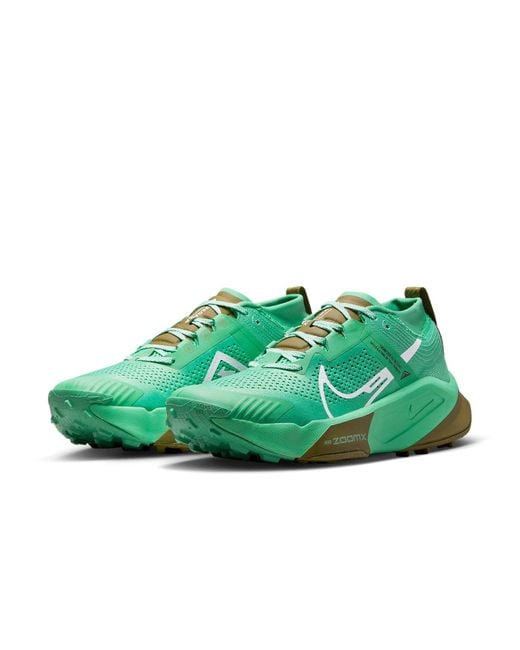Nike Green Zoomx Zegama Trail 'Spring Flak' for men