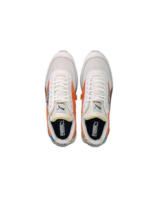 PUMA White Future Rider 'International Game' for men