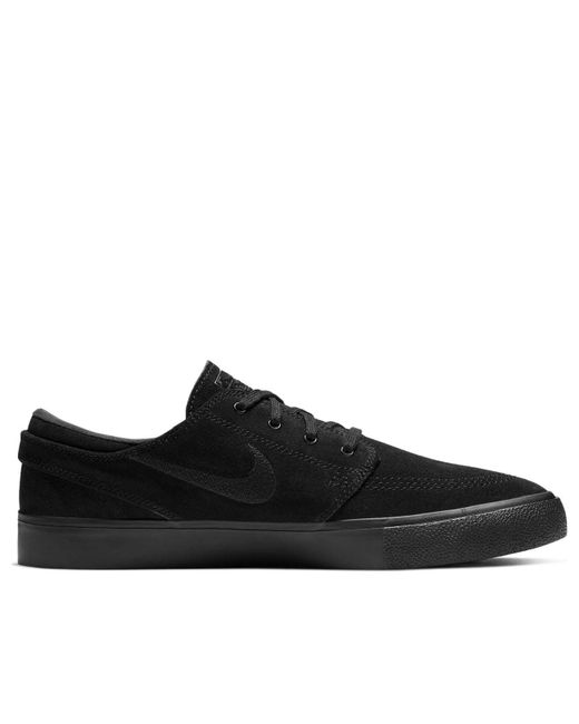 Nike Black Sb Zoom Stefan Janoski Canvas Rm Skate Shoes for men