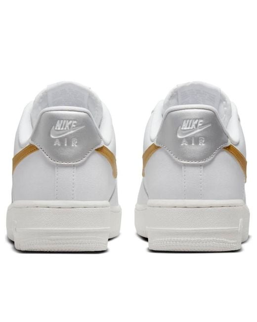 Nike White (Wmns) Air Force 1 '07 Metallic'