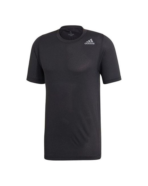 Adidas Black Fl_360 Z Ft Grd Running Sports Training Short Sleeve for men