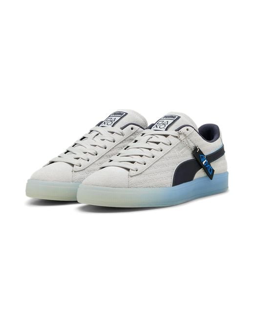 PUMA Blue X Playstation Suede 'Glacial' for men