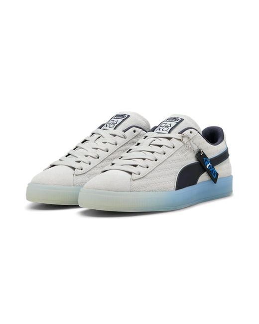 PUMA Blue X Playstation Suede 'Glacial' for men