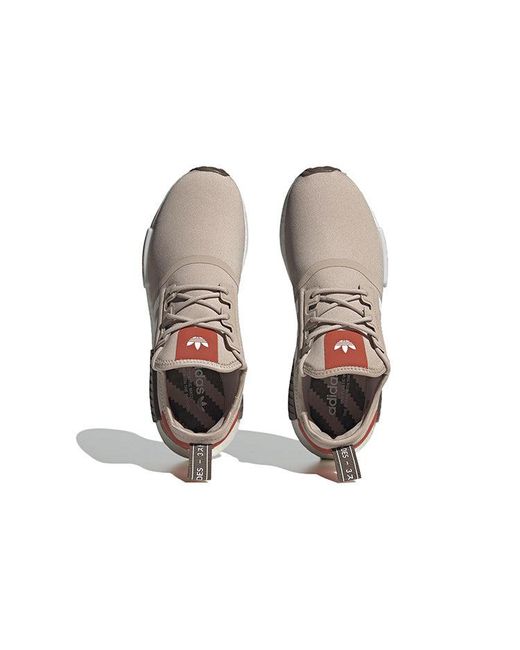 Adidas White Nmd_R1 Shoes Wonder Taupe' for men