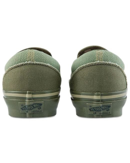 Vans Green Nigel Cabourn X Og Classic Slip-On Lx 'Usmc Army Mix' for men