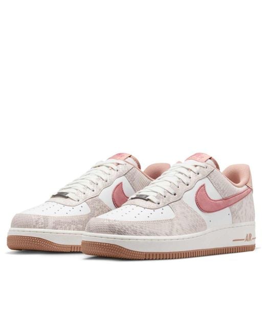 Nike White Air Force 1 Low 'Canyon Rust Snakeskin' for men