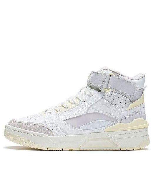 Li-ning White (Wmns) Rsr 101 High 'Smoke'
