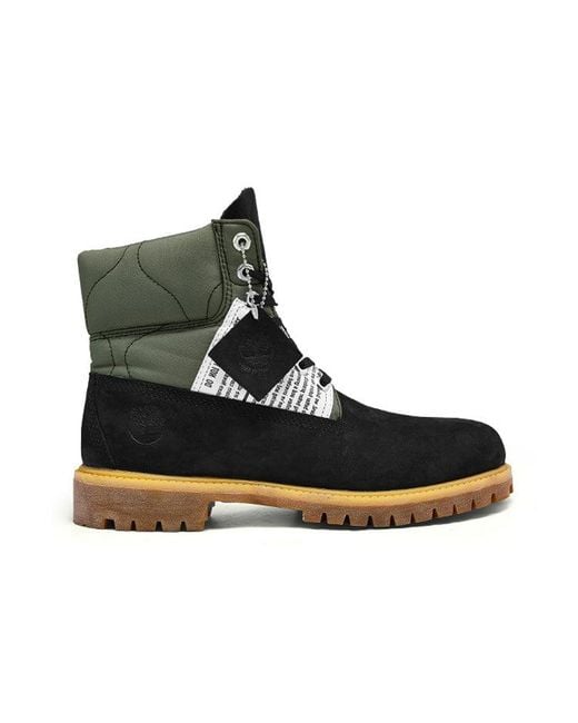 Timberland Black Tree Pack Premium 6 Inch Boots Nubuck' for men