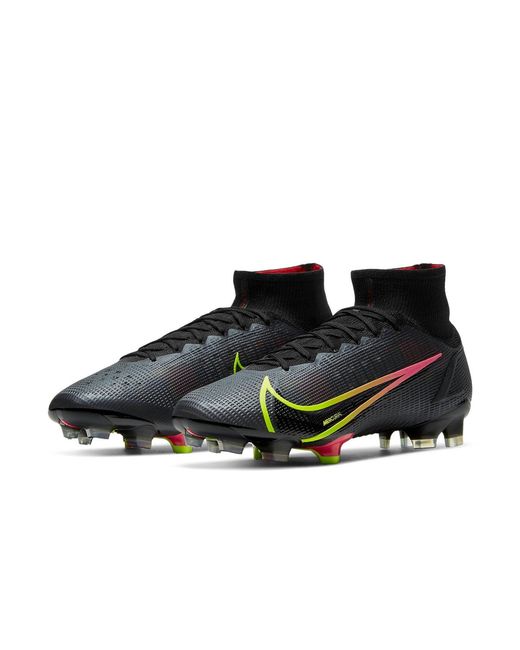 Nike Black Mercurial Superfly 8 Elite Fg Cyber' for men