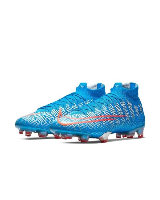 Nike Blue Mercurial Superfly 7 Elite Cr7 Fg 'Shuai' for men