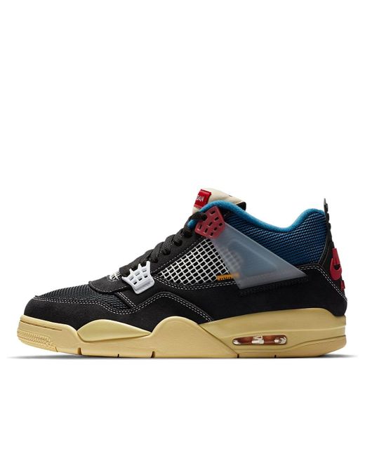 Nike Blue 4 Retro X Union La 'Off Noir' for men