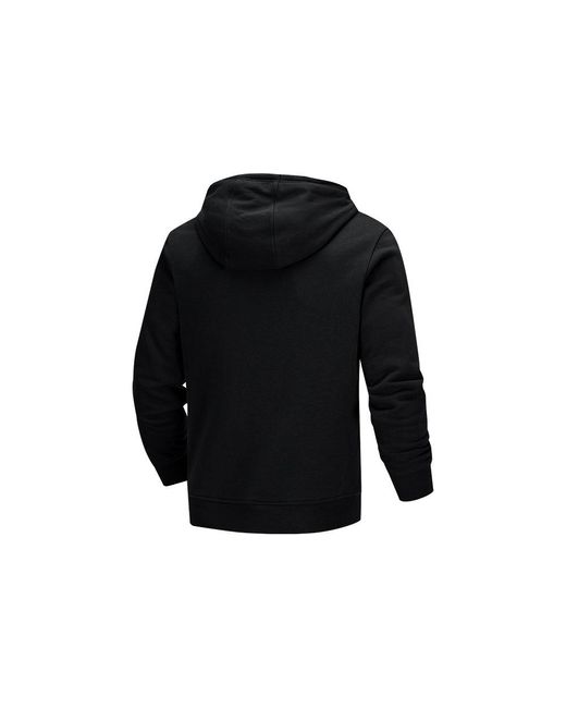Under Armour Black Hustle Fleece Hoodie for men