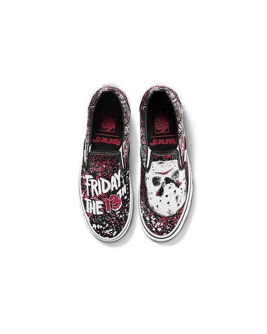 Vans White House Of Terror X Classic Slip-On 'Friday The 13Th' for men