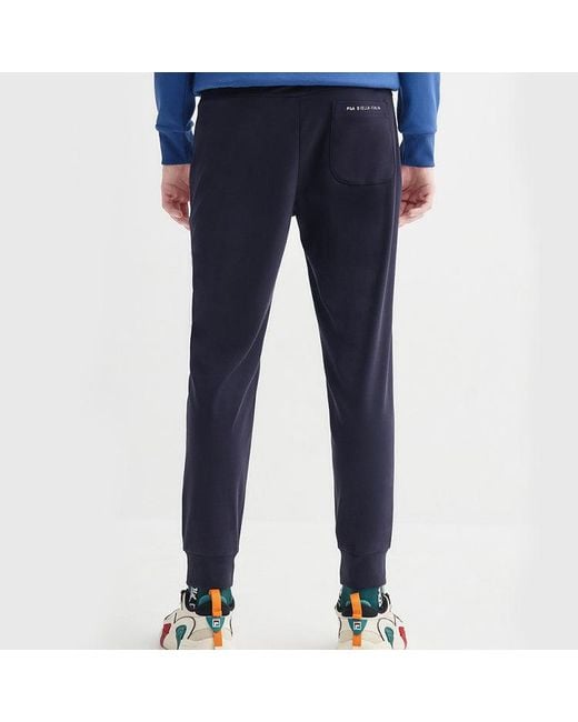 Fila Blue Pocket Sports Pants/Trousers/Joggers for men