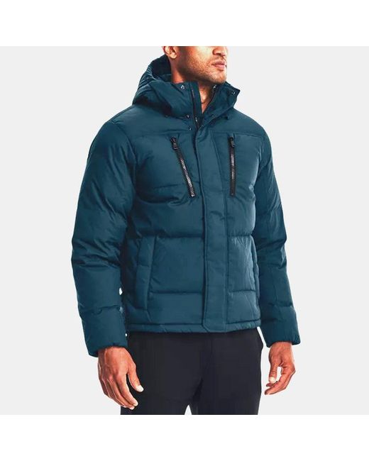 Under Armour Blue Coldgear Infrared Down Jacket for men