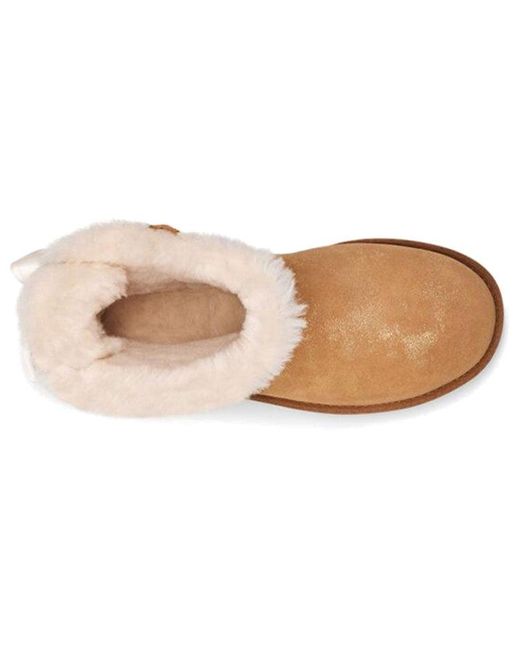 Ugg Brown (Wmns) Mini Bailey Bow Glimmer