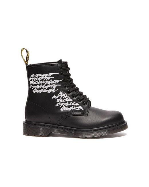 Dr. Martens Black Futura Laboratories X 1460 'Embroidered' for men