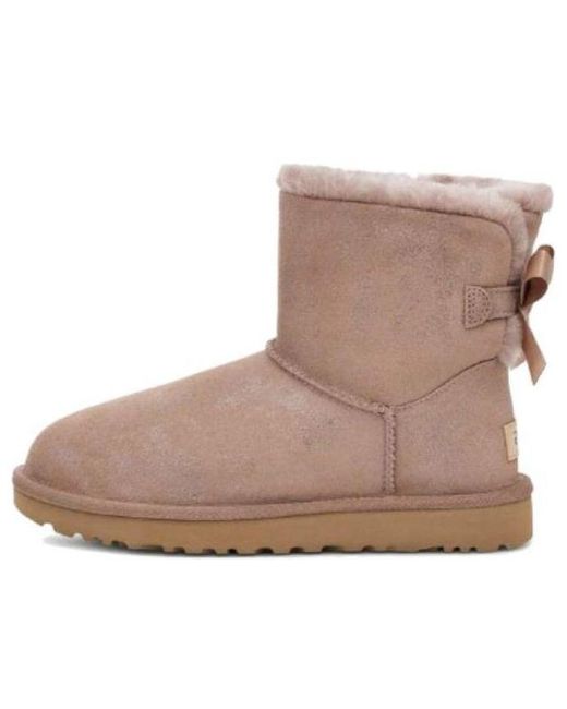 Ugg Brown (Wmns) Mini Bailey Bow Ii Shimmer