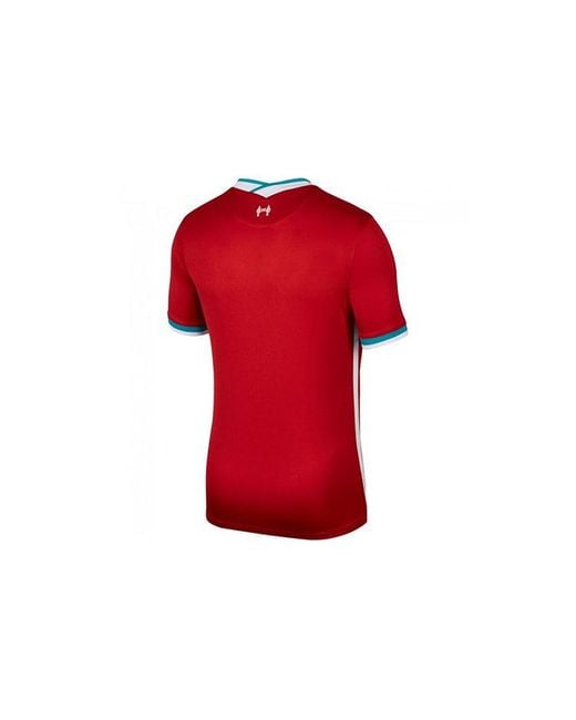 Nike Red Season Home Tournament Uniform Salah Fan Edition Jersey for men