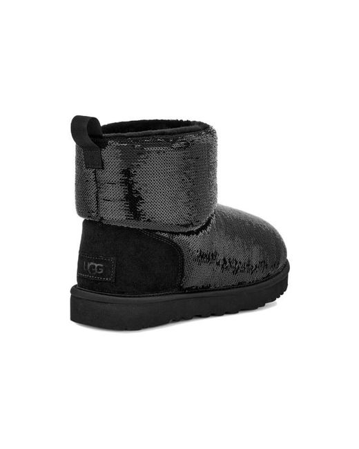 Ugg Black (Wmns) Classic Mini Boot Mirror Ball