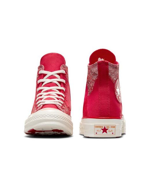 Converse Red Chuck Taylor All Star 1970S Yotd Patchedwork for men
