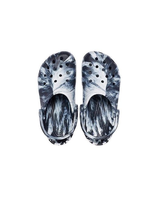 CROCSTM Blue Beach Marble Sandals