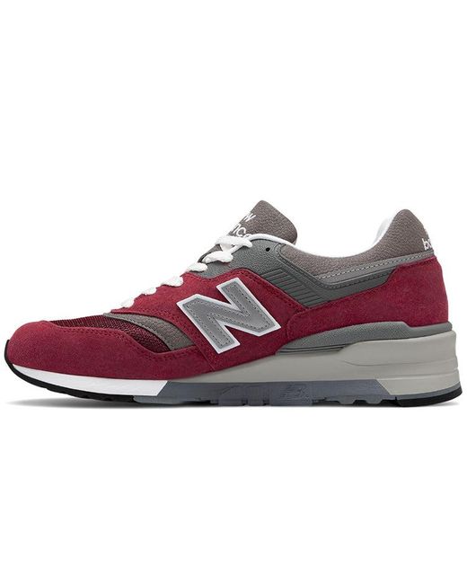 New Balance 99 Made In Usa 'burgundy Grey' in Red for Men | Lyst