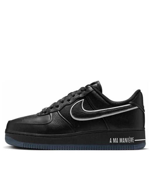 Nike Black (Wmns) X A Ma Maniere Air Force 1 Low 'Hand Wash Cold'