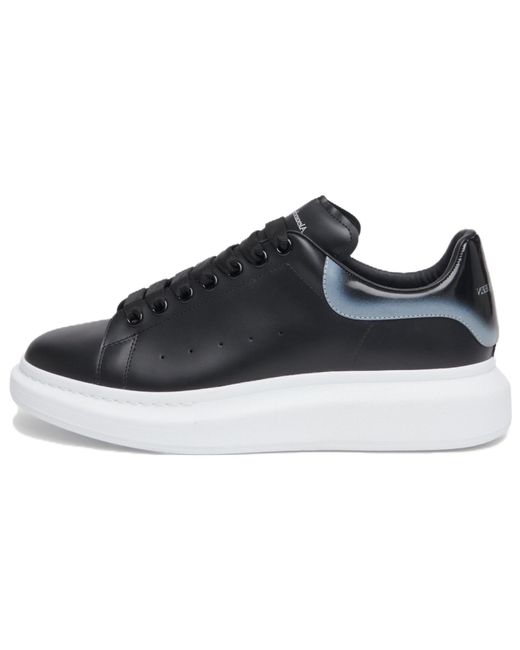 McQueen Blue Larry Leather Sneakers for men