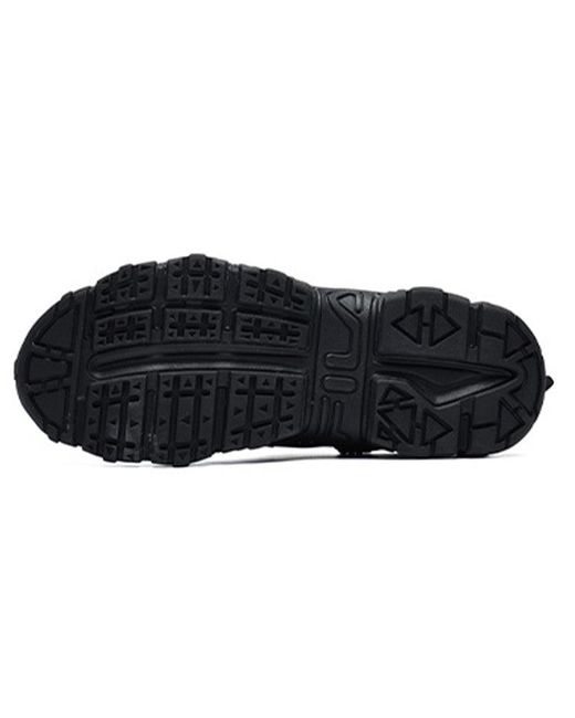 Fila Black Low Top Running Shoes for men