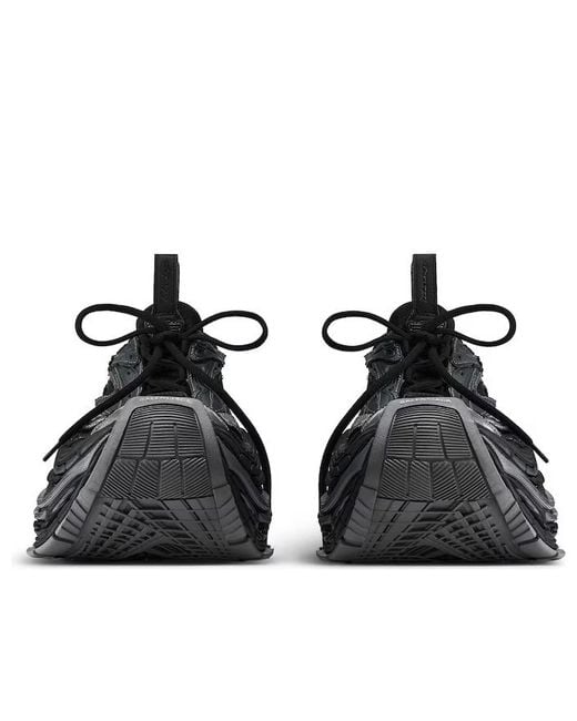 Balenciaga Black Platform Reduced Sneaker 'Dark' for men