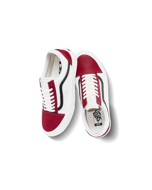 Vans White Old Skool Vlt Lx 'Chili Pepper Marshmallow' for men