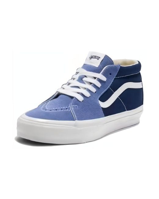Vans Blue Premium Sk8-Mid 83 Shoes for men