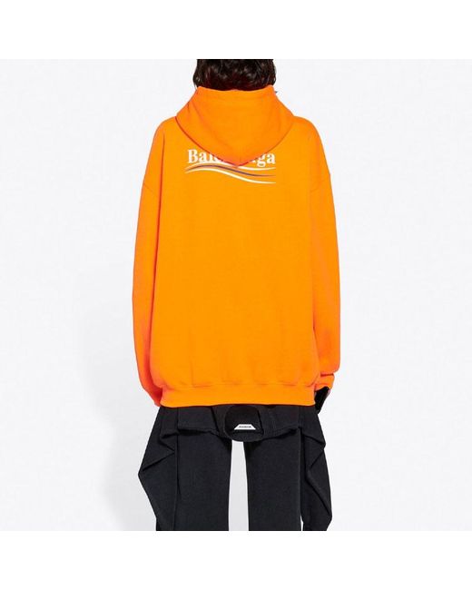 Balenciaga Orange (Wmns) Fw21 Logo Hoodie