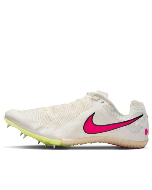 Nike White Air Zoom Rival Multi Spikes 'Sail Light Lemon Twist' for men