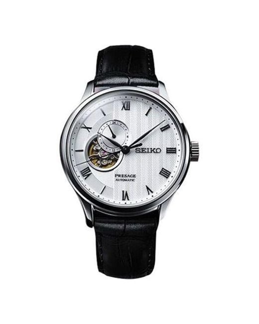 Seiko Metallic Watch Presage Series Japan Dial Belt Business 4R Movement Automatic Mechanical Watch