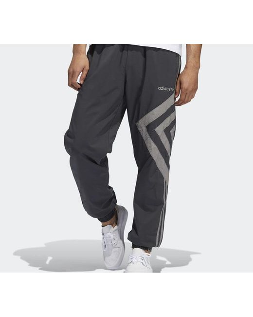 Adidas Gray Originals Printing Sports Pants for men