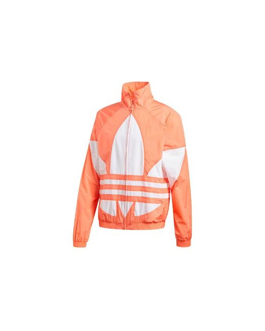 Adidas Orange Originals Ss20 Big Trefoil Track Jacket For for men